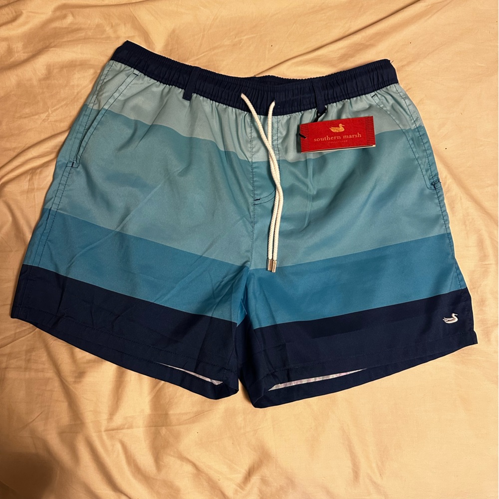 NEW Southern Tide Blue Swim suit